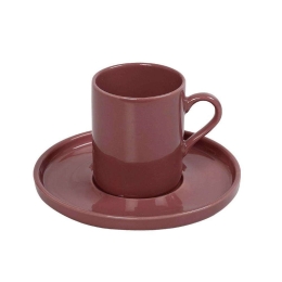 Φλυτζάνι Espresso Step Essentials OWD104K6 100ml Pomegranate Espiel Κεραμικό