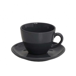 Φλυτζάνι Τσαγιού Essentials OWB102K6 220ml Anthracite Espiel Κεραμικό
