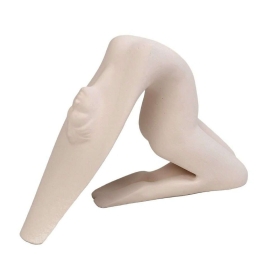 Διακοσμητικό Γυναικεία Φιγούρα B.S4.N44K1 22cm Beige Espiel Γύψος