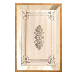 Καθρέπτης Τοίχου MAF118 36x50,5cm Gold Espiel Γυαλί,Polyresin