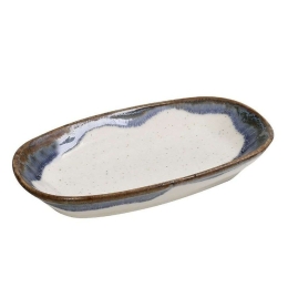 Πιάτο Essentials OWR112K6 15x8,5x2cm Blue Espiel Κεραμικό
