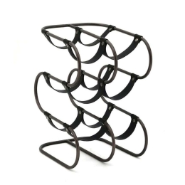 Κάβα Μπουκαλιών 6 Θέσεων AFT227 26,5x31x42,5cm Bronze Espiel Μέταλλο