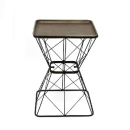 Τραπεζάκι Βοηθητικό AFT225 40x40x56cm Bronze Espiel