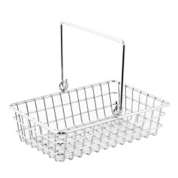 Καλάθι Διακοσμητικό HOT3634 18,5x13x5cm Silver Espiel Μέταλλο