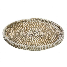 Δίσκος Ψάθινος KAG150 45x45x3cm Beige Espiel Ψάθα