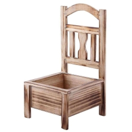 Διακοσμητικό Καρεκλάκι Ξύλινο HOM2341 16x16x35cm Natural Espiel Ξύλο