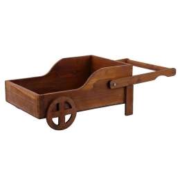 Διακοσμητικό Καρότσι Ξύλινο HOM2346 46x22x16cm Natural Espiel Ξύλο