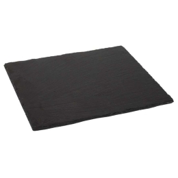 Πλατώ Σερβιρίσματος Από Πέτρα FAV103 32x27x2cm Black Espiel Πέτρα