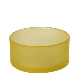 Διακοσμητικό Μπώλ Caprice DAC1715K6 15x15x6cm Yellow Espiel Γυαλί