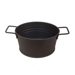 Μπωλ Σερβιρίσματος TEM121 23x16x7,5cm Black Espiel Μέταλλο