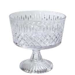 Μπωλ Με Πόδι ORT126 15x15x15cm Clear Espiel Γυαλί