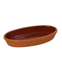 Μπωλ Πυρίμαχο Terracotta NAK137K16-1 23x13x3,5cm Brown Espiel Κεραμικό