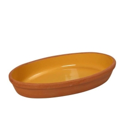 Μπωλ Πυρίμαχο Terracotta NAK138K16-1 23x13x3,5cm Yellow Espiel Κεραμικό