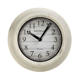 Ρολόι Τοίχου ROL601 23,2x23,2x5,4cm Beige Espiel Πολυρεσίνη