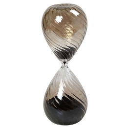 Κλεψύδρα PYD205 43cm Brown-Black Espiel Γυαλί