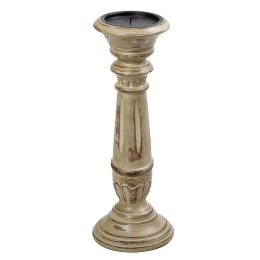 Κηροπήγιο PIG216 38cm Brown-Green Espiel Ξύλο