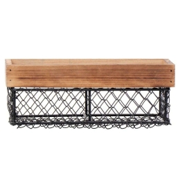 Καλάθι Αποθήκευσης TAK101 24,5x10x9,5cm Black Espiel Μέταλλο