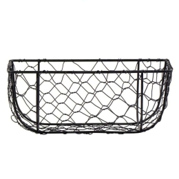 Καλάθι Αποθήκευσης TAK118 23x15x9cm Black Espiel Μέταλλο