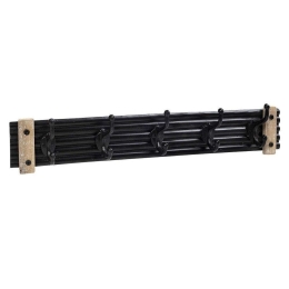 Κρεμάστρα Τοίχου 5 Θέσεων ICY303 62x8,3x12,5cm Black Espiel Μέταλλο,Ξύλο