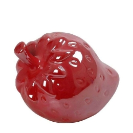 Διακοσμητική Φράουλα DOS236K4 13,5x9,5cm  Red Espiel Κεραμικό