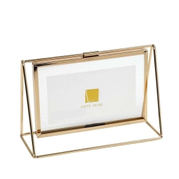 Κορνίζα Landscape 2 Όψεων FAM560 10x15cm Gold Espiel Μέταλλο