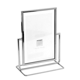 Κορνίζα Περιστρεφόμενη 2 Όψεων FAM577 13x18cm Silver Espiel Μέταλλο