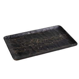 Πιατέλα Wood Hybrid HWM536K30-6 17,6x32,5cm Black Espiel Μελαμίνη