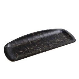 Πιατέλα Γόνδολα Wood Hybrid HWM783K72-6 26,5x11cm Black Espiel Μελαμίνη