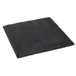 Πλατώ Σερβιρίσματος FAV110 30x30x0,5cm Black Espiel Πέτρα