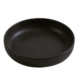 Πιάτο Βαθύ Terra Matt Step TLM140K6 Φ20cm Black Espiel Πορσελάνη