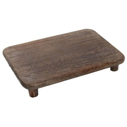 Πλατώ Σερβιρίσματος XYP322 38x26x5,7cm Brown Espiel Ξύλο
