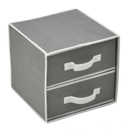 Κουτί Αποθήκευσης 6-70-373-0013 30x30x28cm Grey Click Ύφασμα