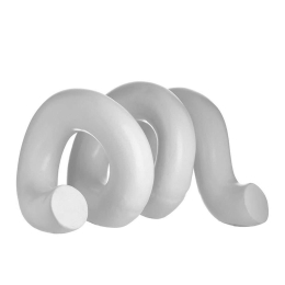 Διακοσμητικό Επιτραπέζιο 3-70-266-0057 27x24x16cm White Inart Κεραμικό