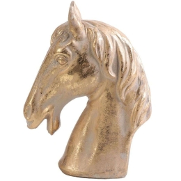 Διακοσμητικό Άλογο ERT304K2 19x10x24cm Gold Espiel Κεραμικό