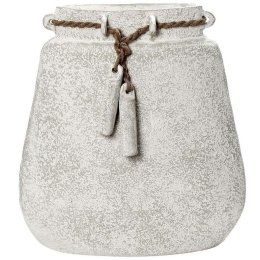 Διακοσμητικό Βάζο LIF111 35,5x10,1x39,3cm White-Brown Espiel Χαρτί