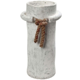 Διακοσμητικό Βάζο LIF146 20,3x20,3x36,8cm White-Brown Espiel Χαρτί
