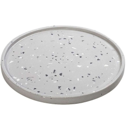 Διακοσμητική Πιατέλα Μωσαϊκό TZG101 25x25x2cm Grey Espiel Τσιμέντο