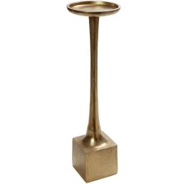 Κηροπήγιο DEP123 12x12x48,5cm Gold Espiel Αλουμίνιο