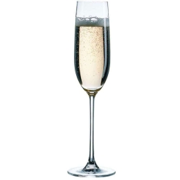 Ποτήρι Σαμπάνιας Nude Vintage (Σετ 6Τμχ) NU66112-6 Φ5x24,2cm 220ml Clear Espiel Κρύσταλλο