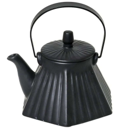 Τσαγιέρα Ritual SPI103 15x13x13cm 620ml Black Espiel Ανοξείδωτο Ατσάλι,Πηλός