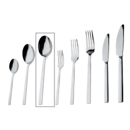 Κουτάλι Φαγητού Divine CUS203K12 20,7cm Silver Espiel Ανοξείδωτο Ατσάλι