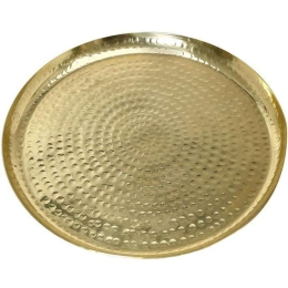 Πλατώ Σερβιρίσματος Pandora LAK312K2 Φ29,5cm Gold Espiel Αλουμίνιο