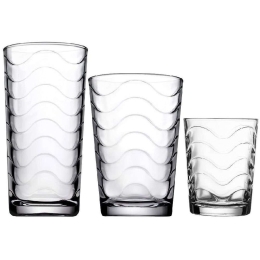 Ποτήρια Toros (Σετ 18Τμχ) SP96066G1 200ml/260ml/150ml Clear Espiel Γυαλί