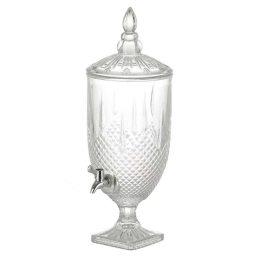 Γυάλα Με Βρυσάκι TIR301 19x19x52cm 4,5Lt Clear Espiel Γυαλί