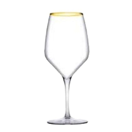 Ποτήρι Κρασιού Golden Touch Napa SP440349G6GD 470ml Clear-Gold Espiel Γυαλί
