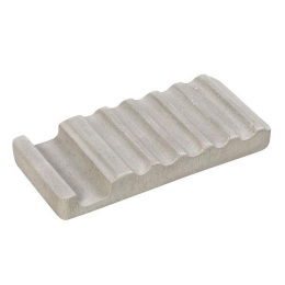 Σαπoυνοθήκη Ορθογώνια TZT108 16x8x2,3cm Grey Espiel Τσιμέντο