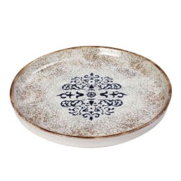 Πιάτο Φρούτου Mosaico Step KNJ130K6 Φ21cm Multi Espiel Πορσελάνη