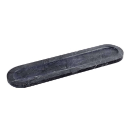 Πλατώ Σερβιρίσματος FAV231 30x7x1cm Black Espiel Μάρμαρο