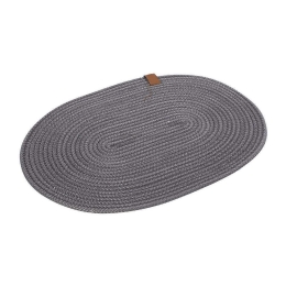 Σουπλά Οβάλ ROB113K6 41x28x0,3cm Grey Espiel Σχοινί
