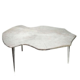Τραπεζάκι Σαλονιού DUG216 88,5x62x45,7cm Silver Espiel